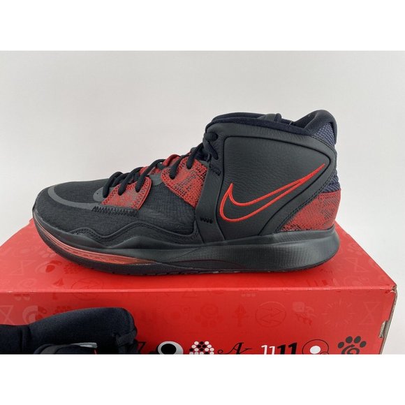 NEW Nike Kyrie 8 Infinity Bred Black Red Men's Basketball Shoes Sneakers - Picture 5 of 12